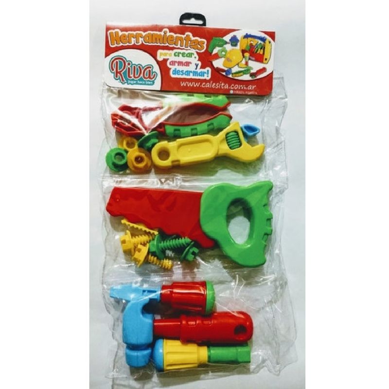 Rivaplast Set De Herramientas Calesita Calesita Medium Tool Set