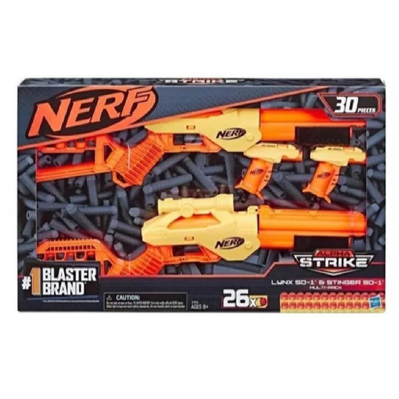 Nerf Pistola X2 E7580 Alpha Strike Stinger Sd-1 Hasbro