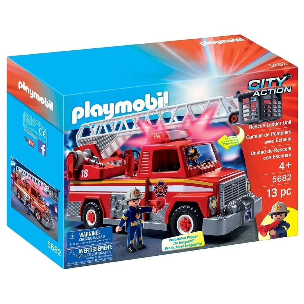 Playmobil City Action Camion De Bomberos 5682