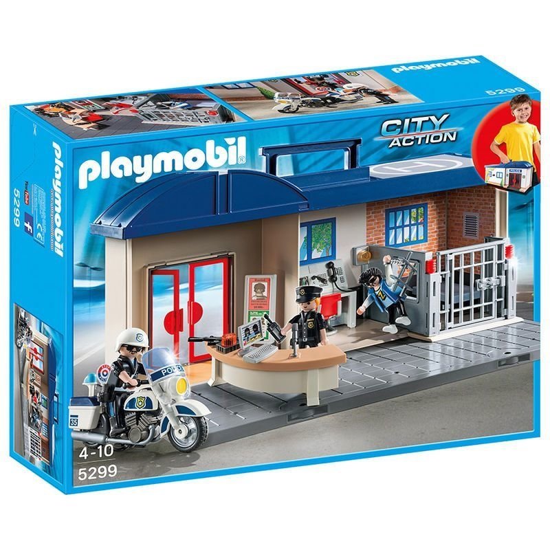 Moto policia playmobil carrefour clearance