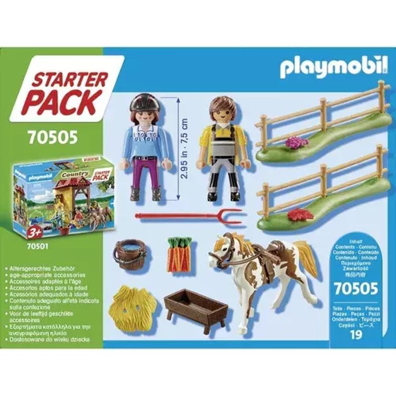 Playmobil Country Equitacion Caballos Starter Pack 70505