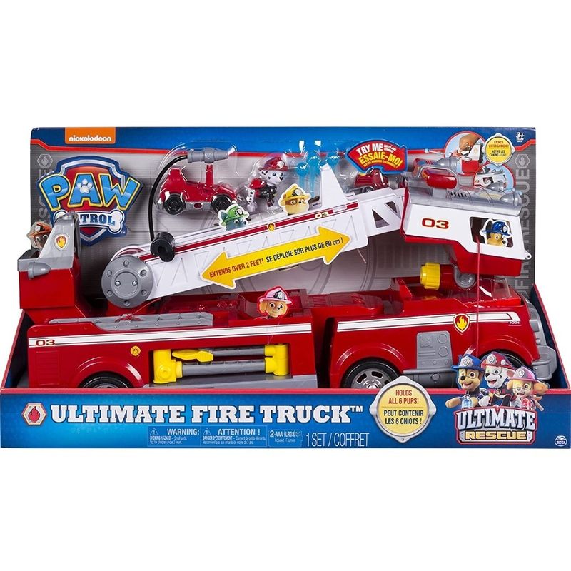 Paw Patrol Camión De Bomberos Ultimate Fire Rescue 16752