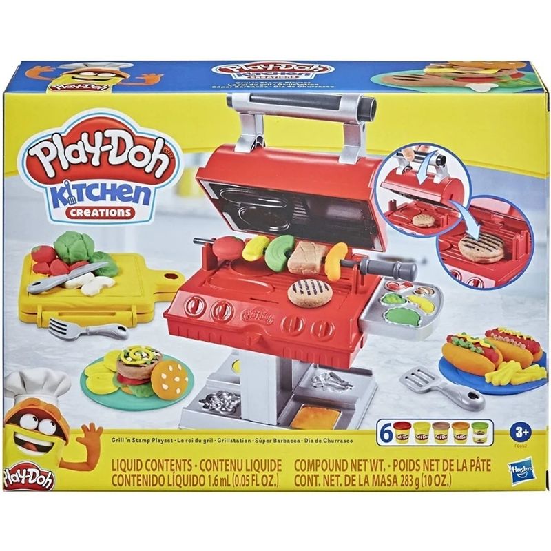 Play Doh Kitchen Creations Parrilla Super Barbacoa Hasbro F0652