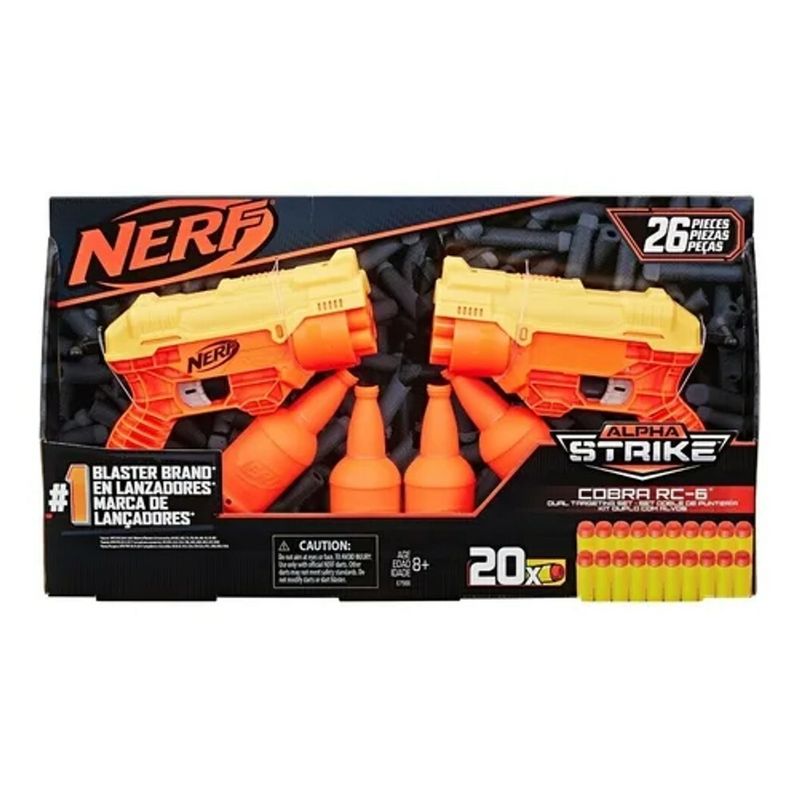 Pistola Nerf Alpha Strike Cobra Rc-6 E7566 Hasbro
