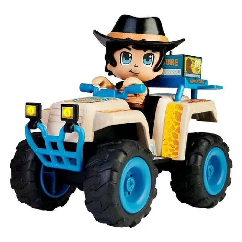 Pinypon Action Wild Cuatriciclo Con Dinosaurio 16772