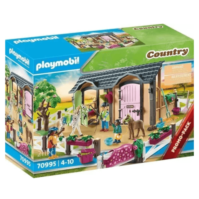 Playmobil Country Clase De Equitacion Caballos 70995