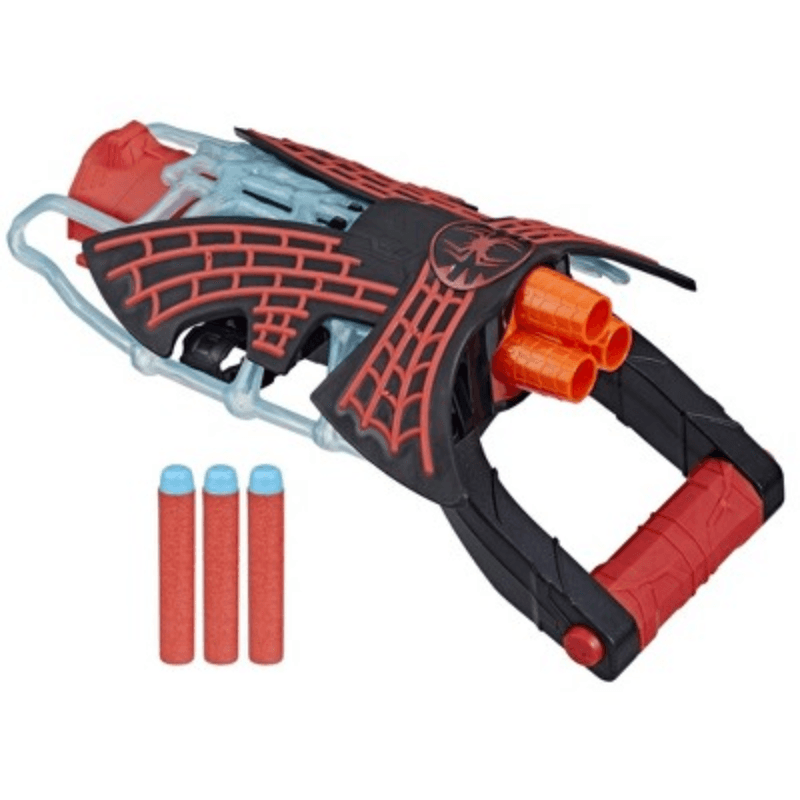 Lanzador Nerf Spiderman Miles Morales Hasbro