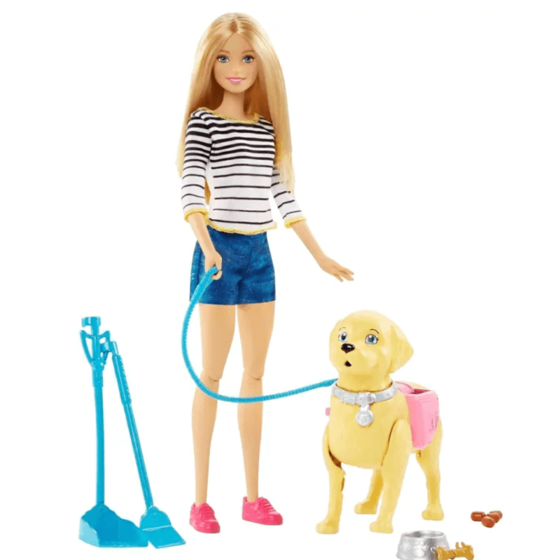 Barbie y su Perrito Popo con Accesorios Mattel DWJ68