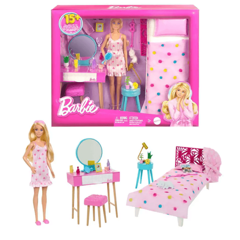 Conjunto De Muñeca Y Dormitorio De Barbie Muebles De Barbie