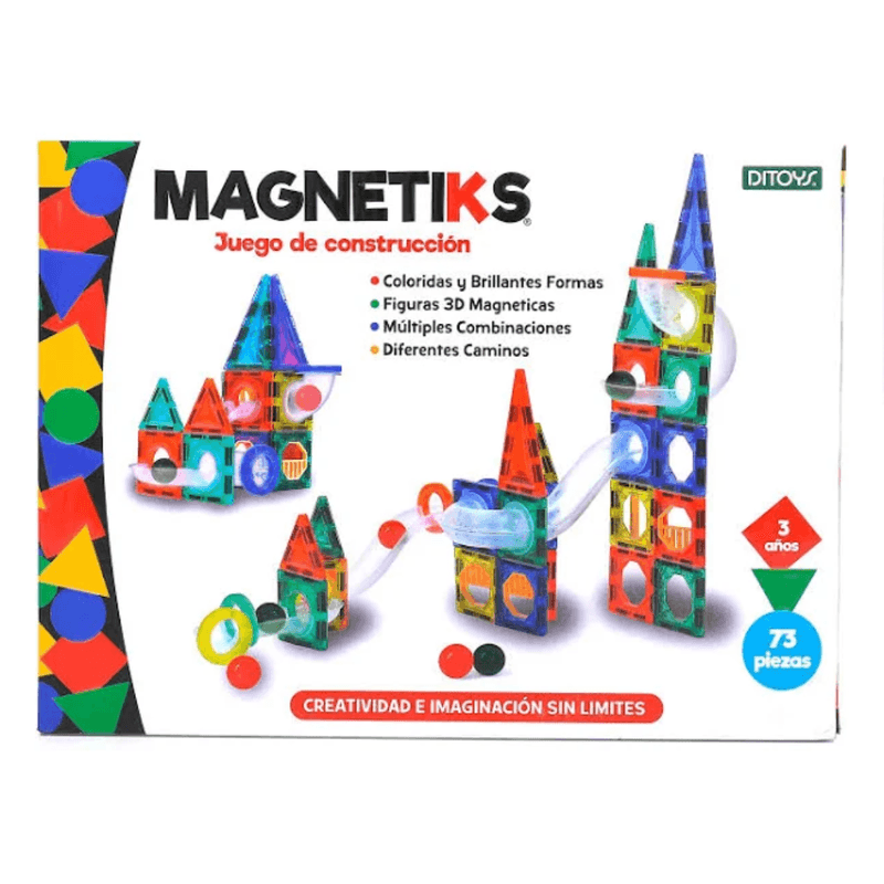 Juego de Construcción Magnetiks 73 piezas Ditoys 2736